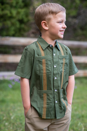 Guayabera | Post Oak and Blaze Short Sleeve Shirt