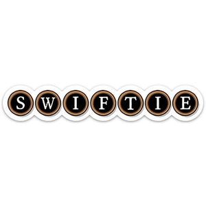 Die Cut Sticker | Swiftie Typewriter Keys