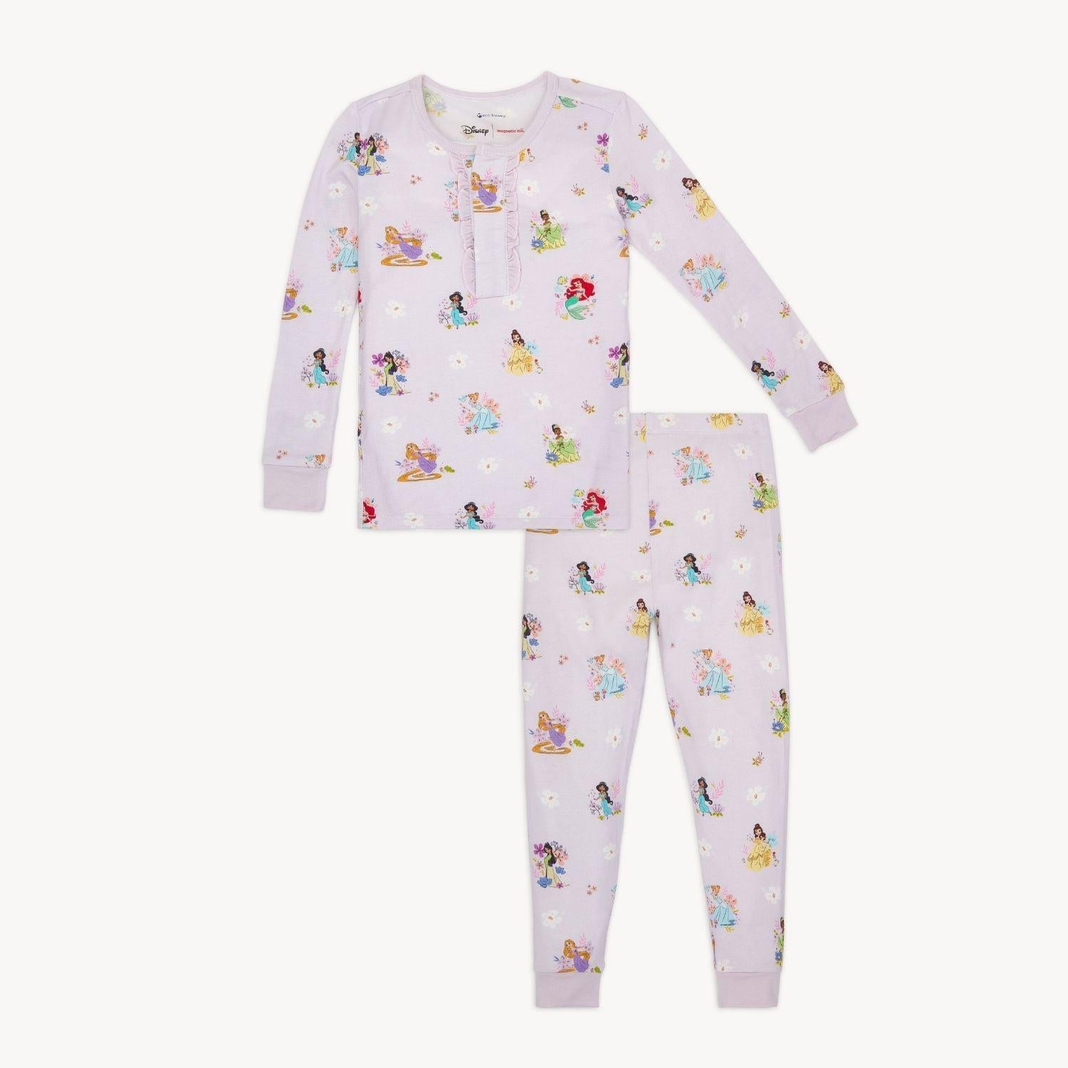 Disney Princess Modal Magnetic Long Sleeve Pajama Set