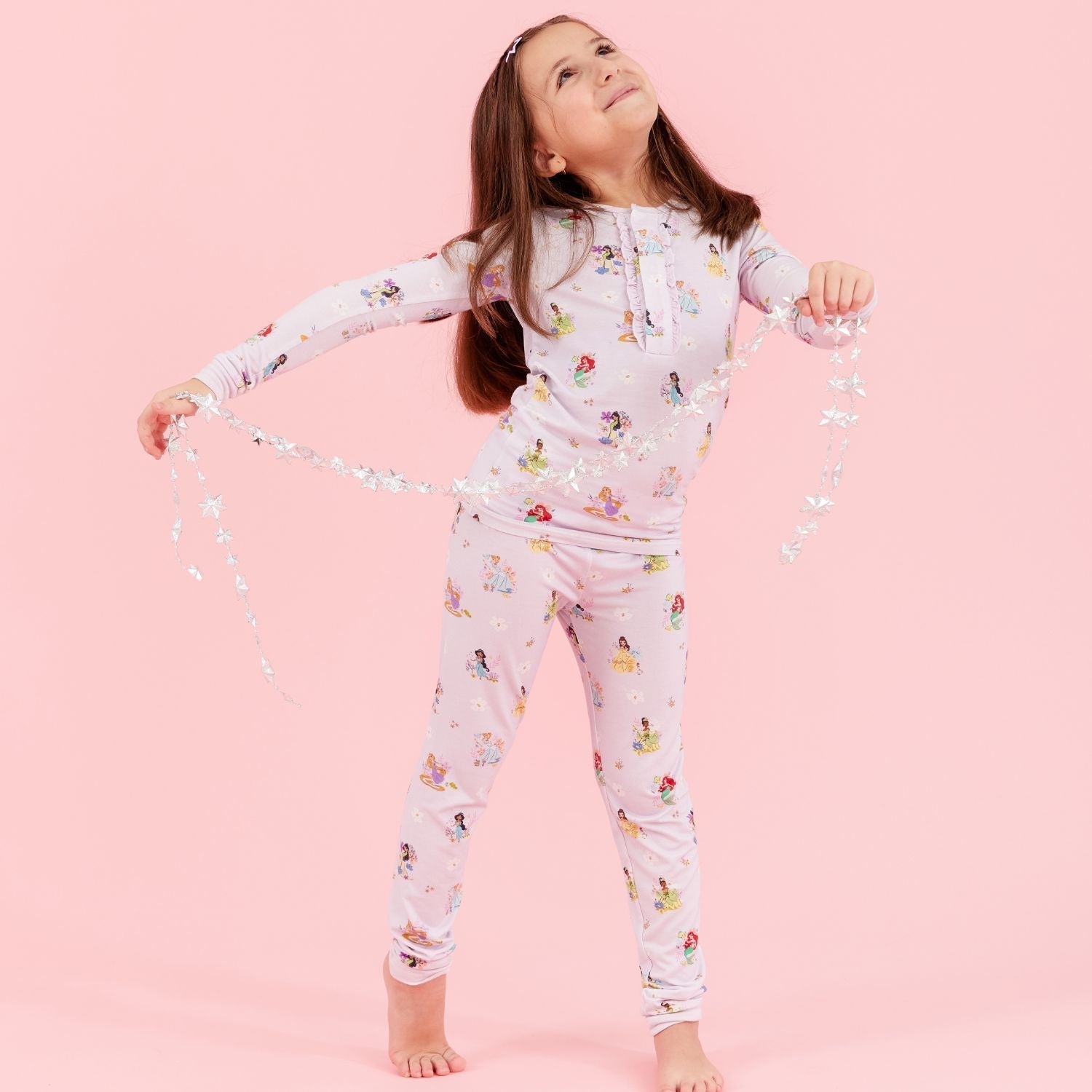 Disney Princess Modal Magnetic Long Sleeve Pajama Set