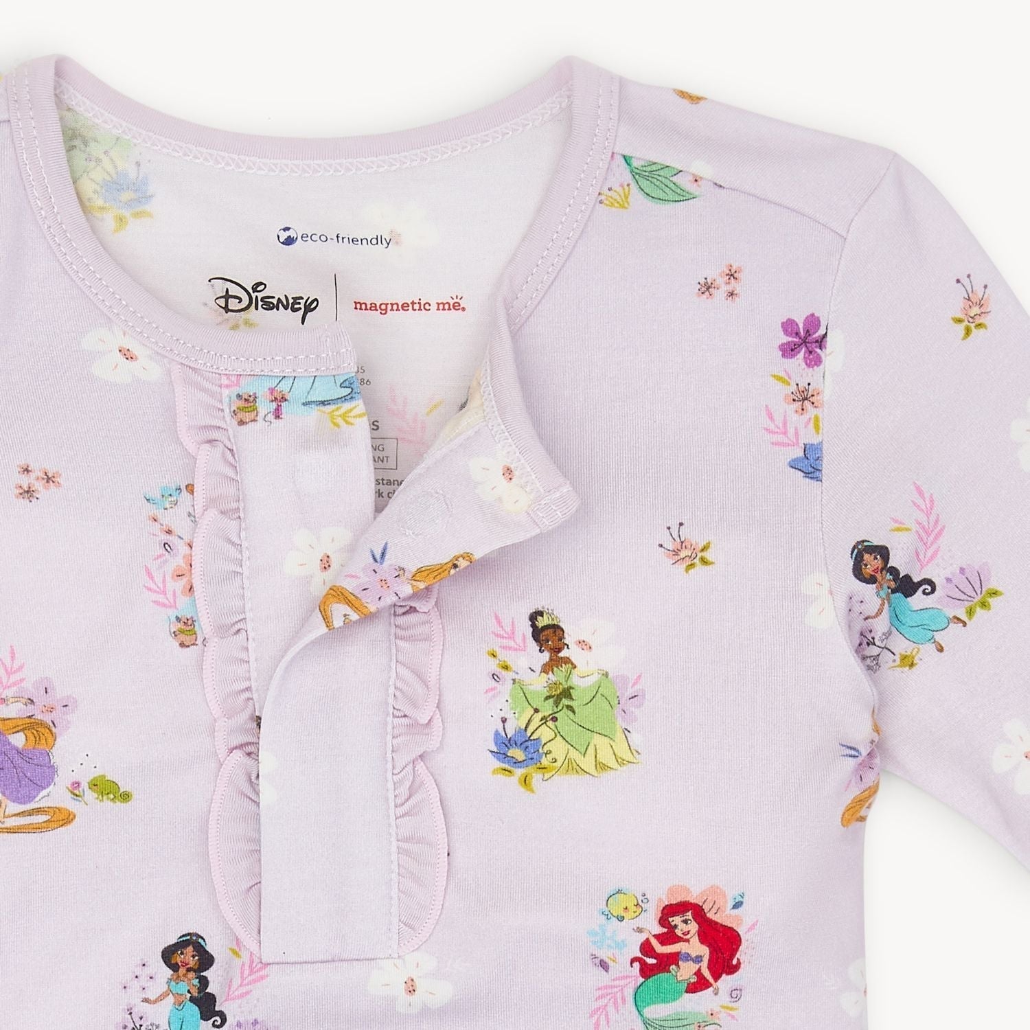 Disney Princess Modal Magnetic Long Sleeve Pajama Set