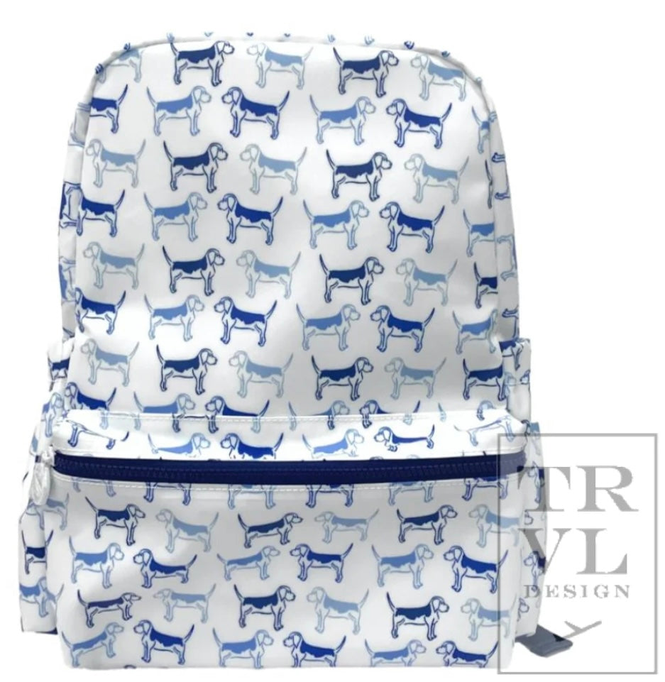 Backpacker Backpack | Puppy Love Blue
