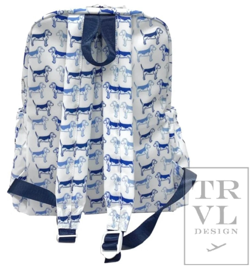 Backpacker Backpack | Puppy Love Blue