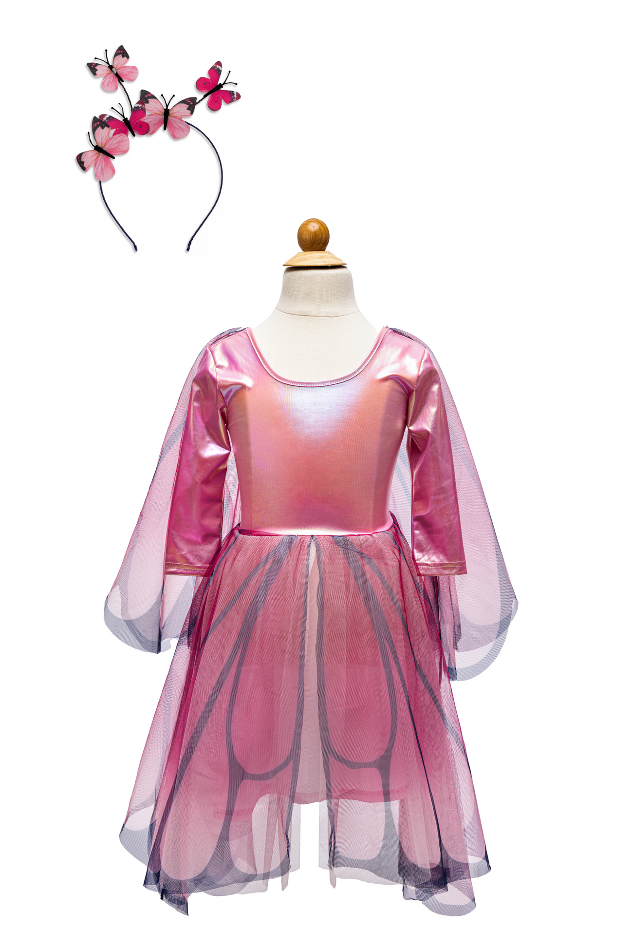 Butterfly Twirl Dress with Wings