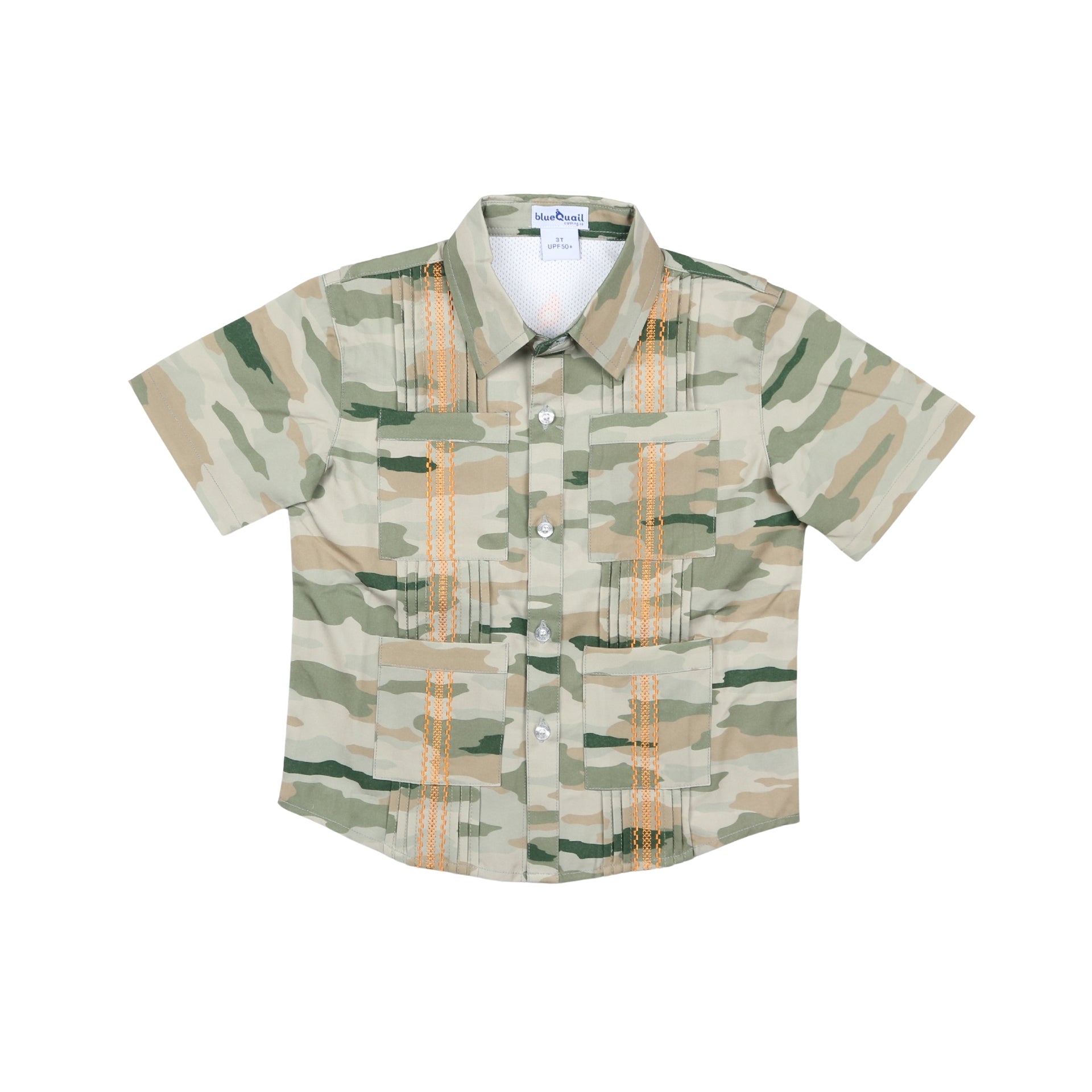 Guayabera | Classic Camo Short Sleeve Shirt