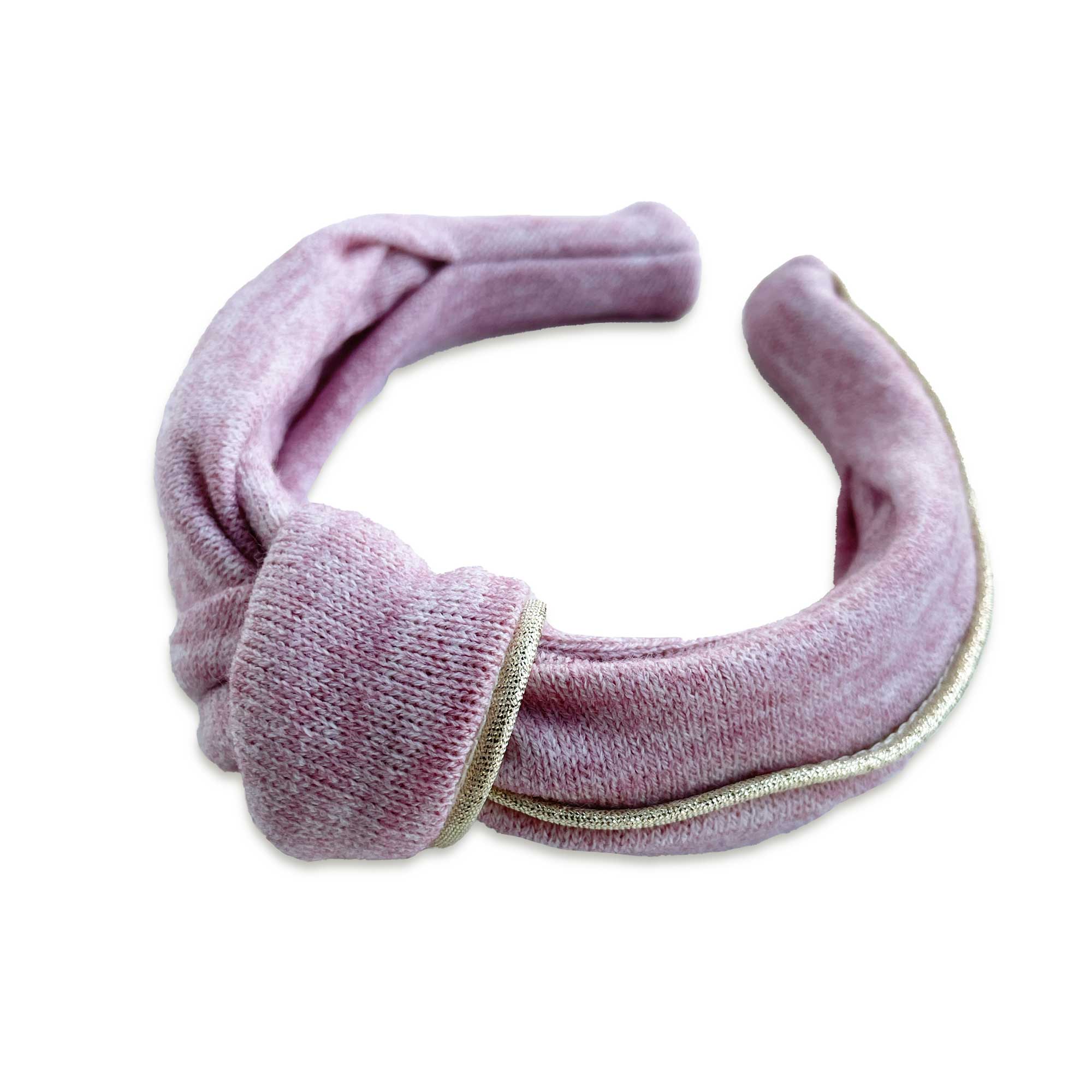 Chic Knit Knot Headband | Baby Pink