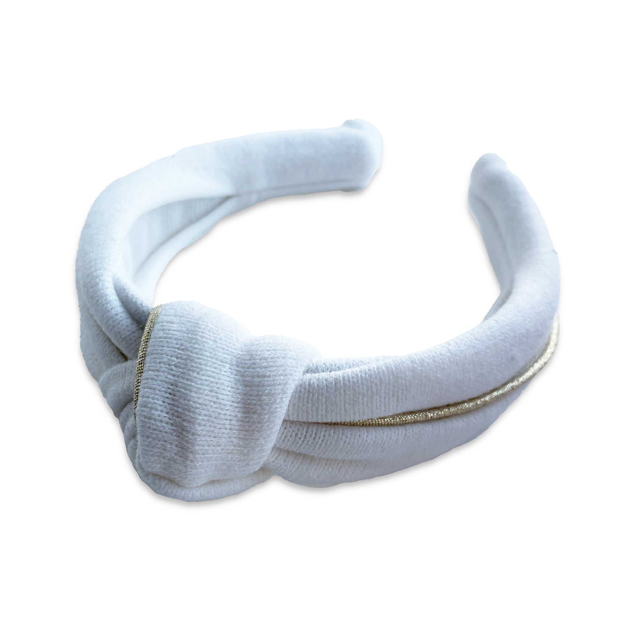 Chic Knit Knot Headband | White