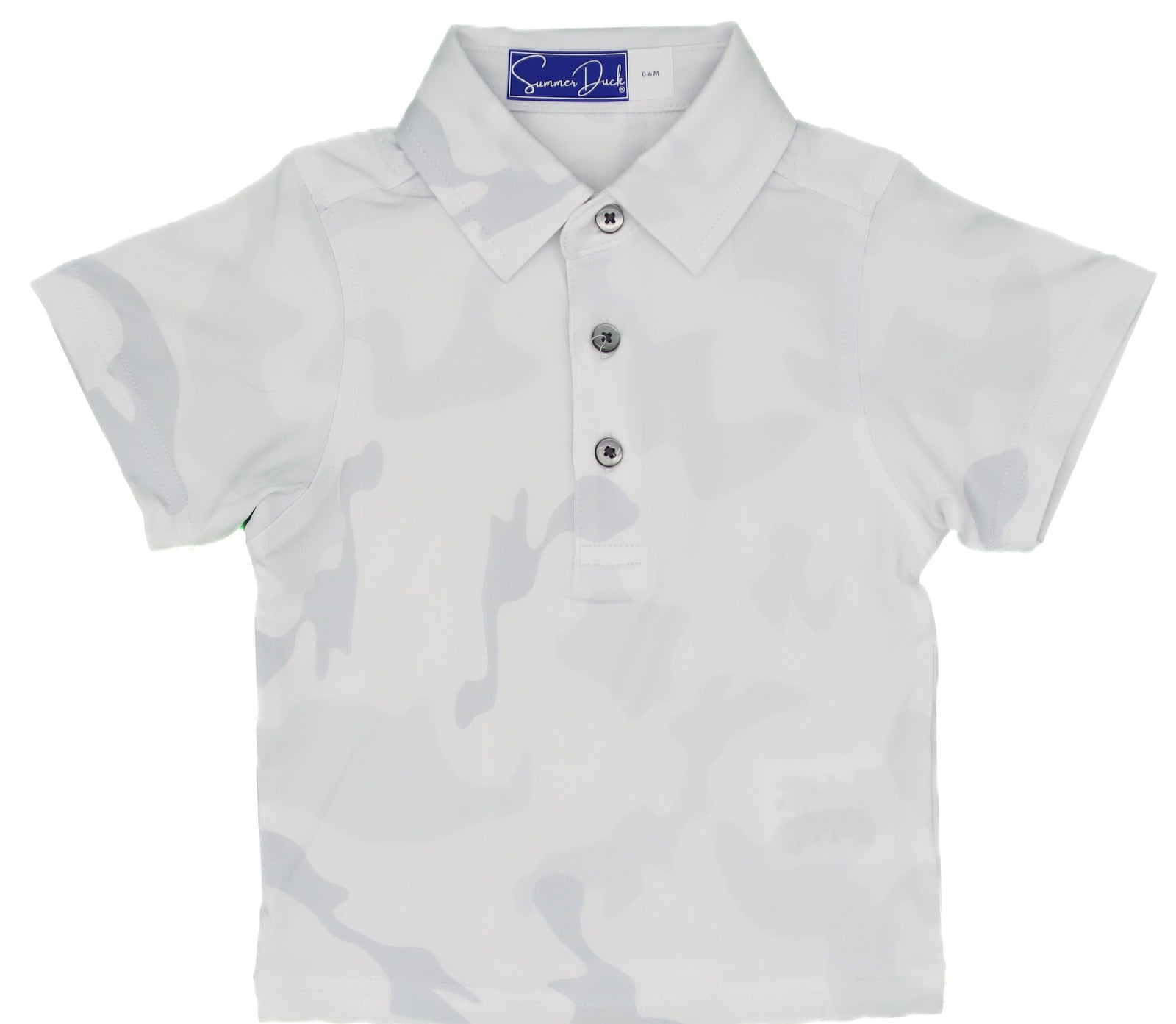 Short Sleeve Fishing Shirt  Aqua Tuna Print - Threadfare Children's  Boutique