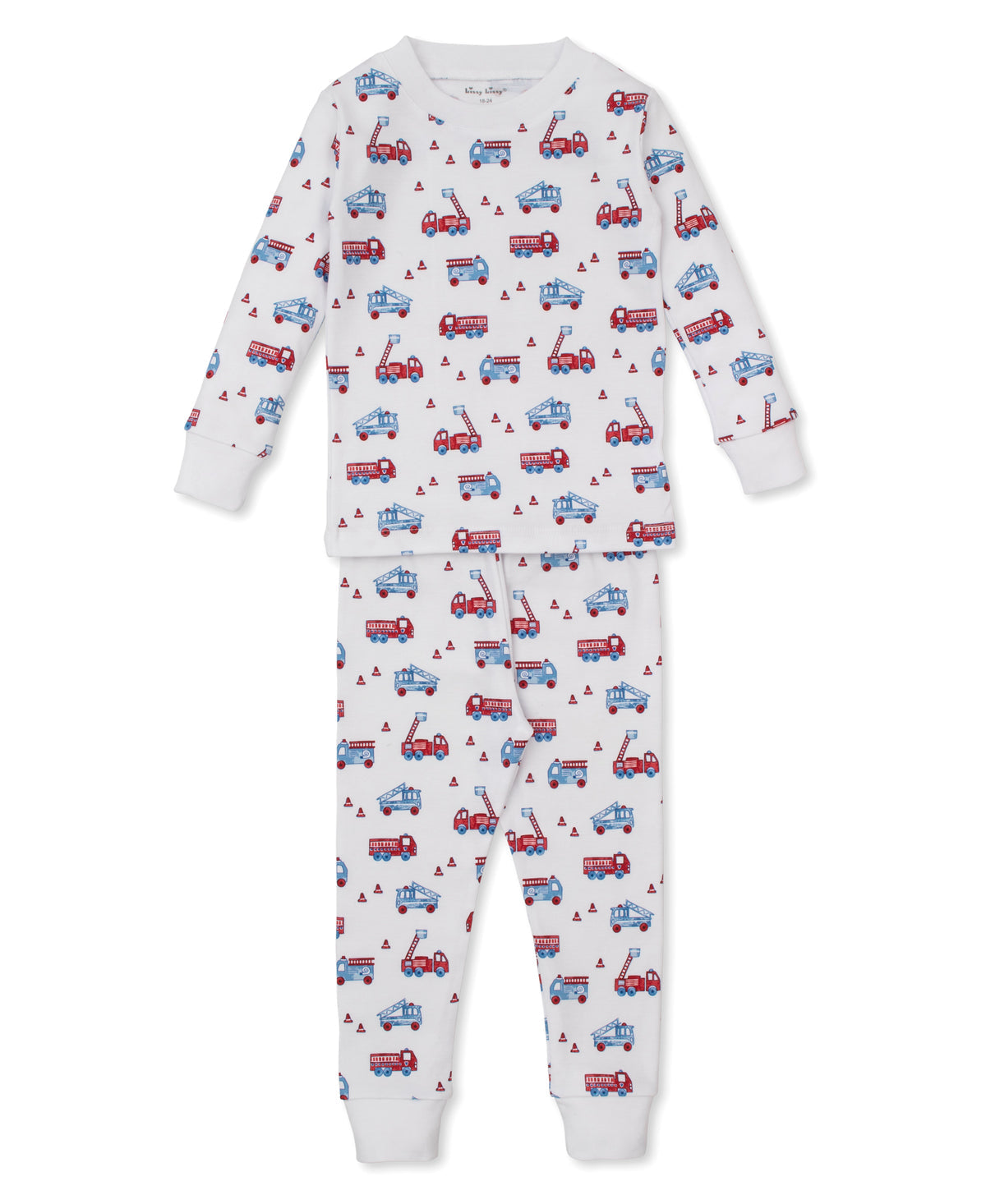 Flashing Firetrucks Pajama Set