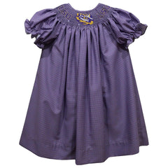 Lsu smocked dress online