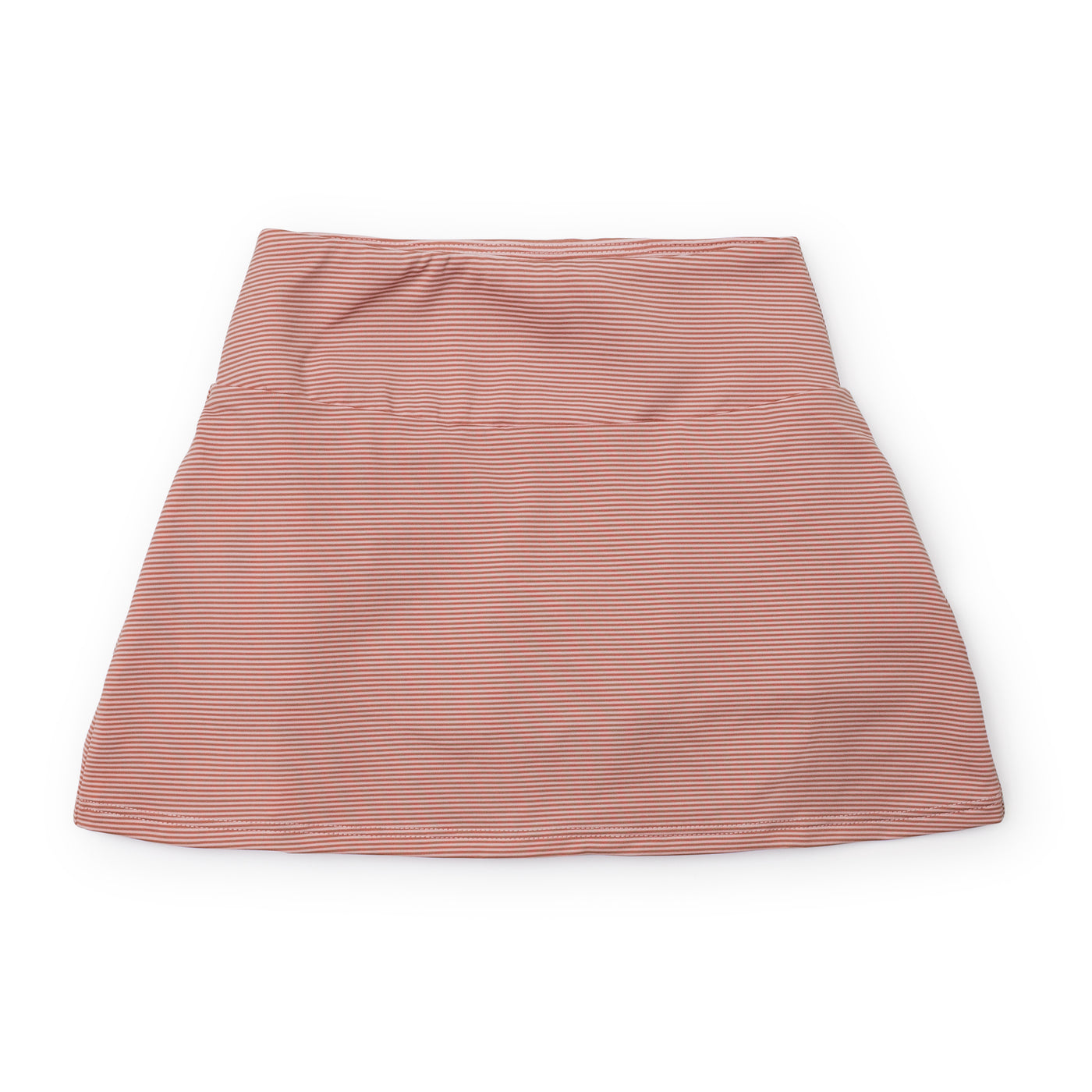 Margot Performance Skirt | Orange and White Stripe