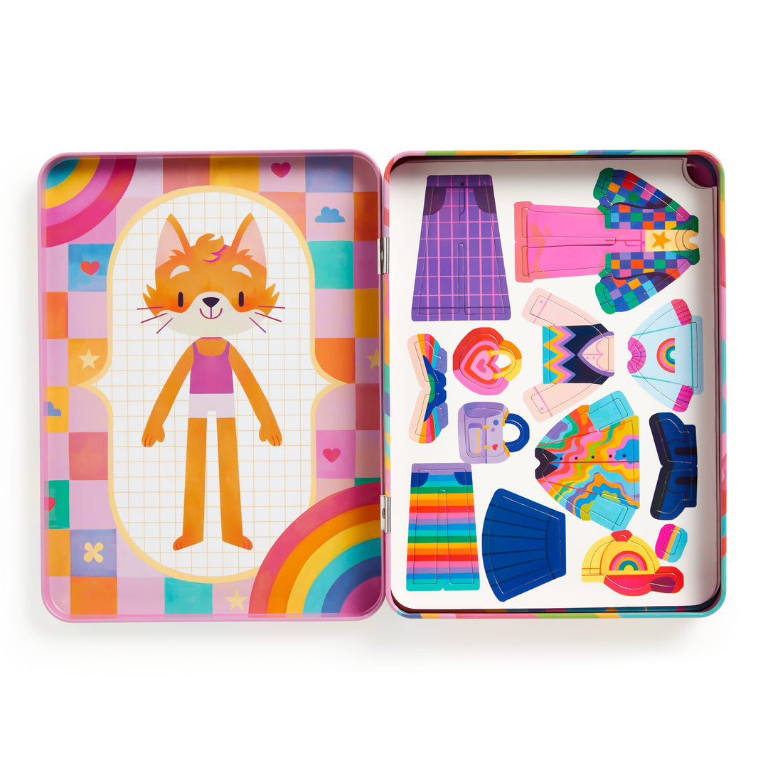 Rainbow Fashion Magnetic Play Set