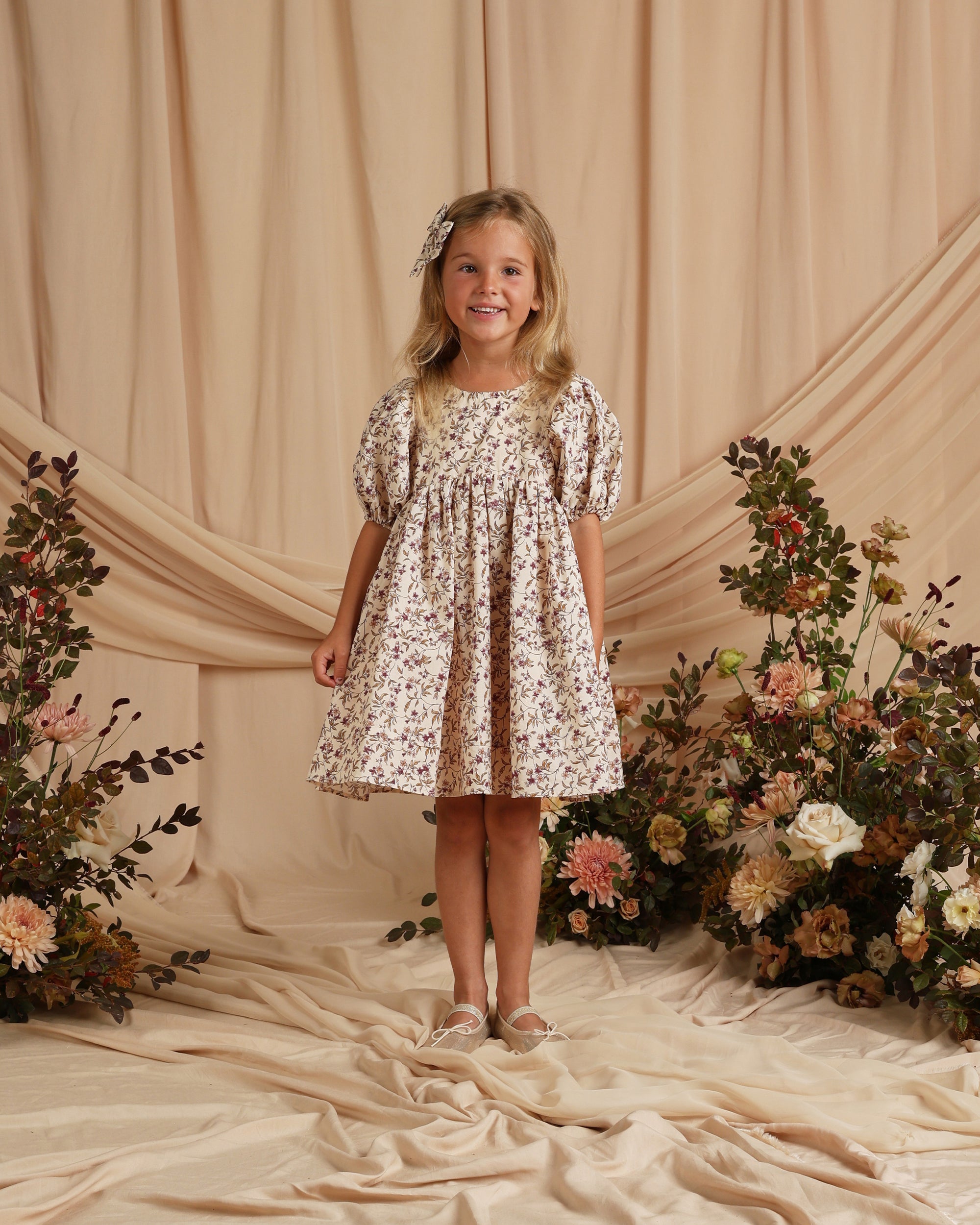 Luna Dress | Fig Floral