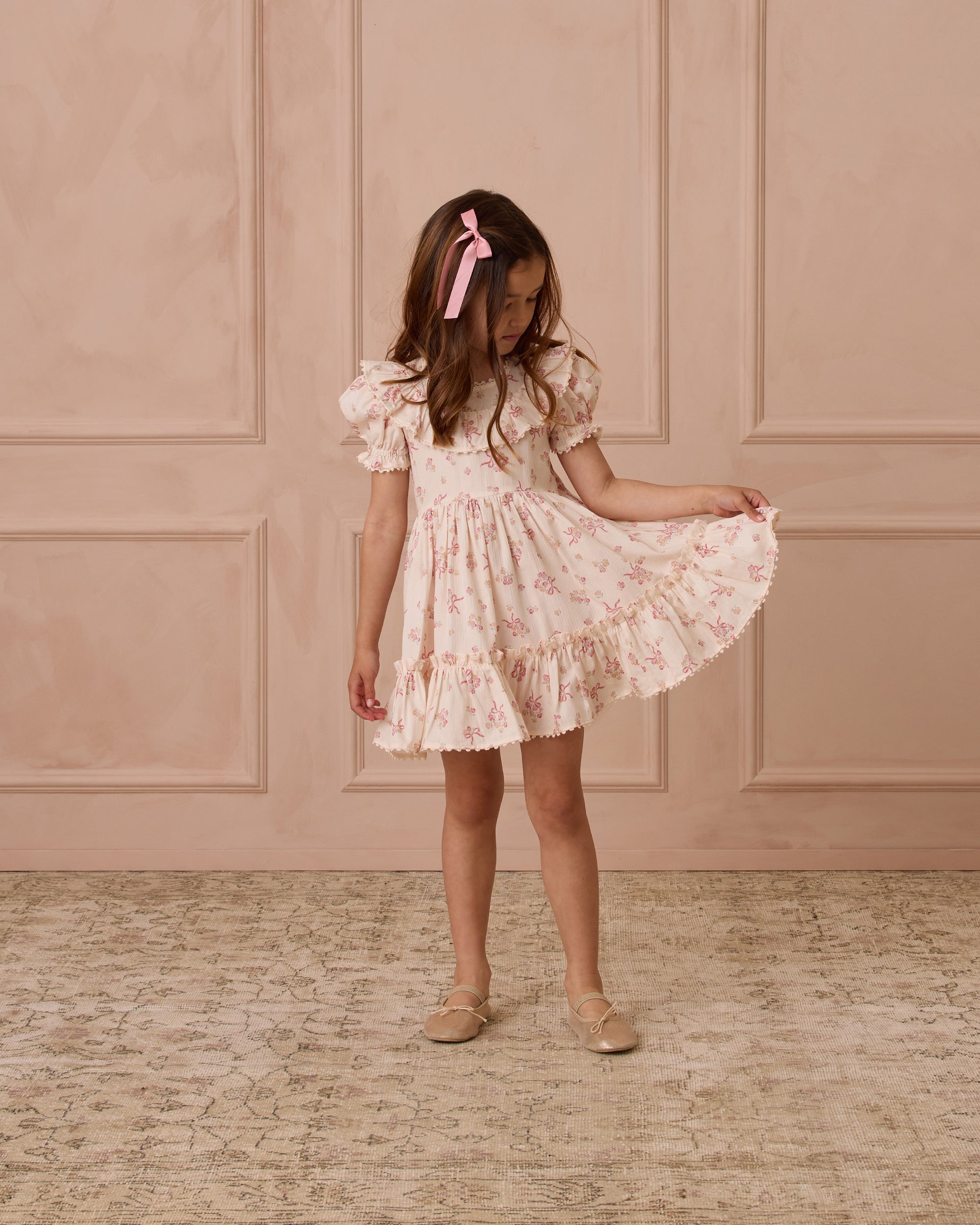 Eva Dress | Bow Ditsy