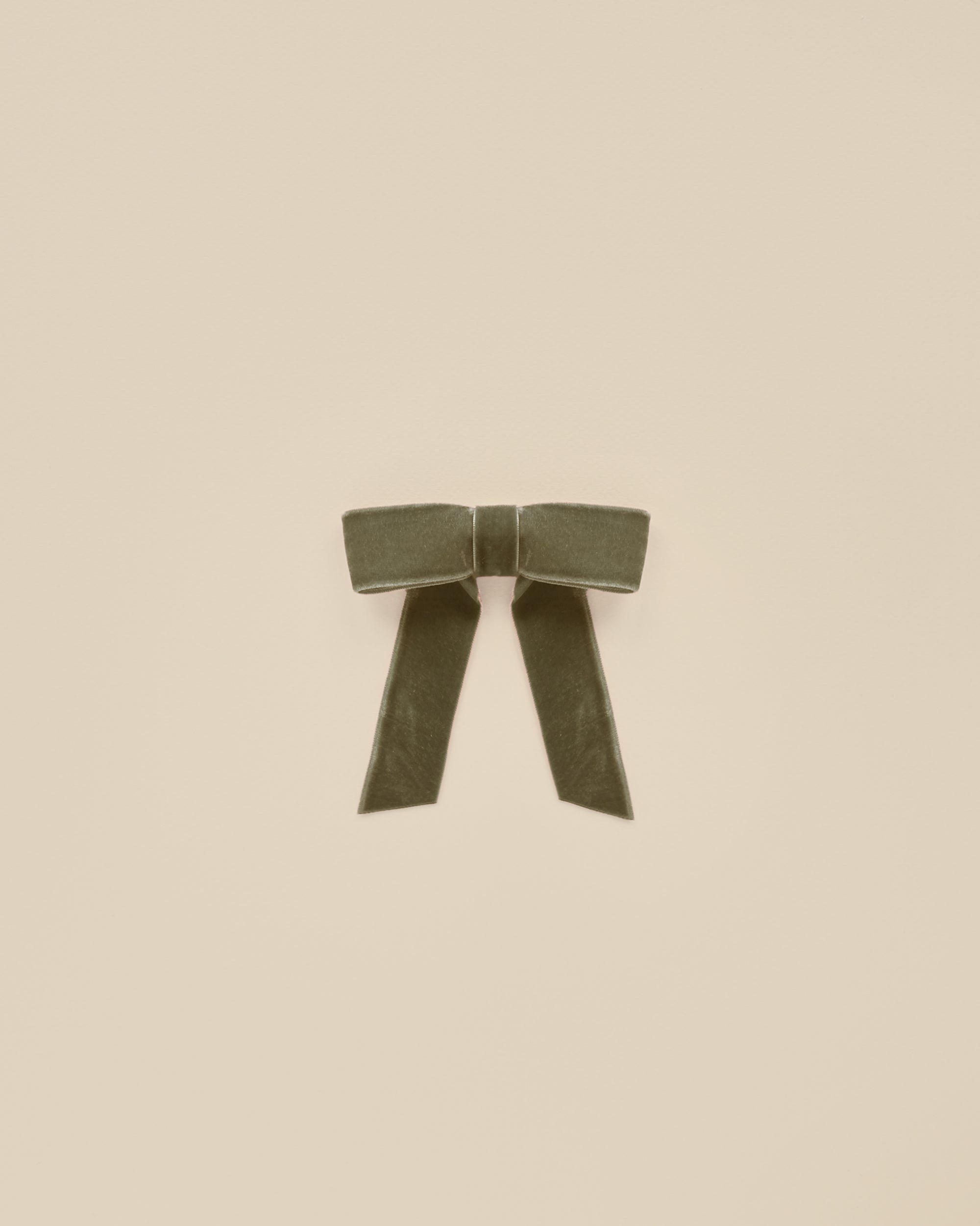 Velvet Bow | Olive