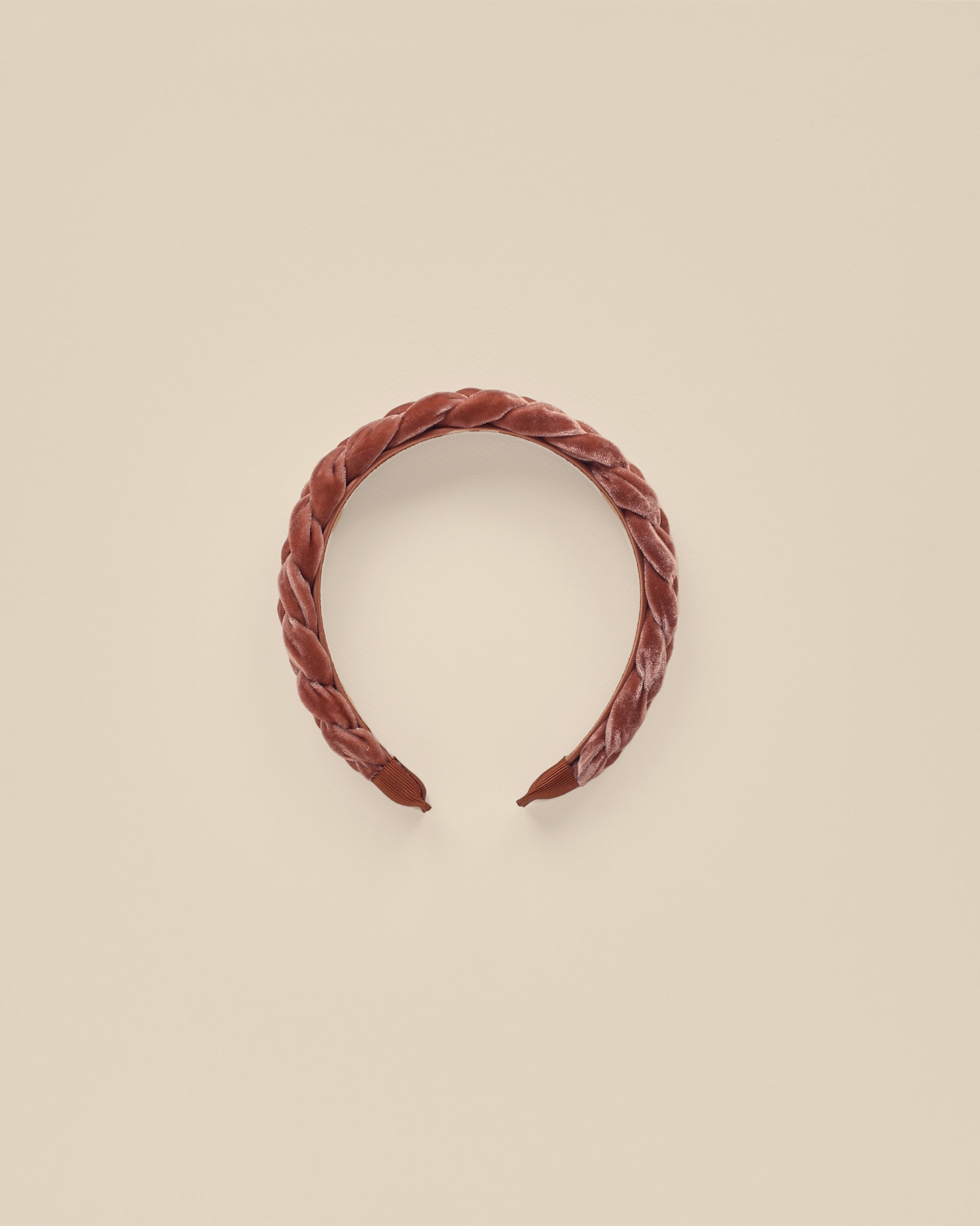 Velvet Braided Headband | Poppy