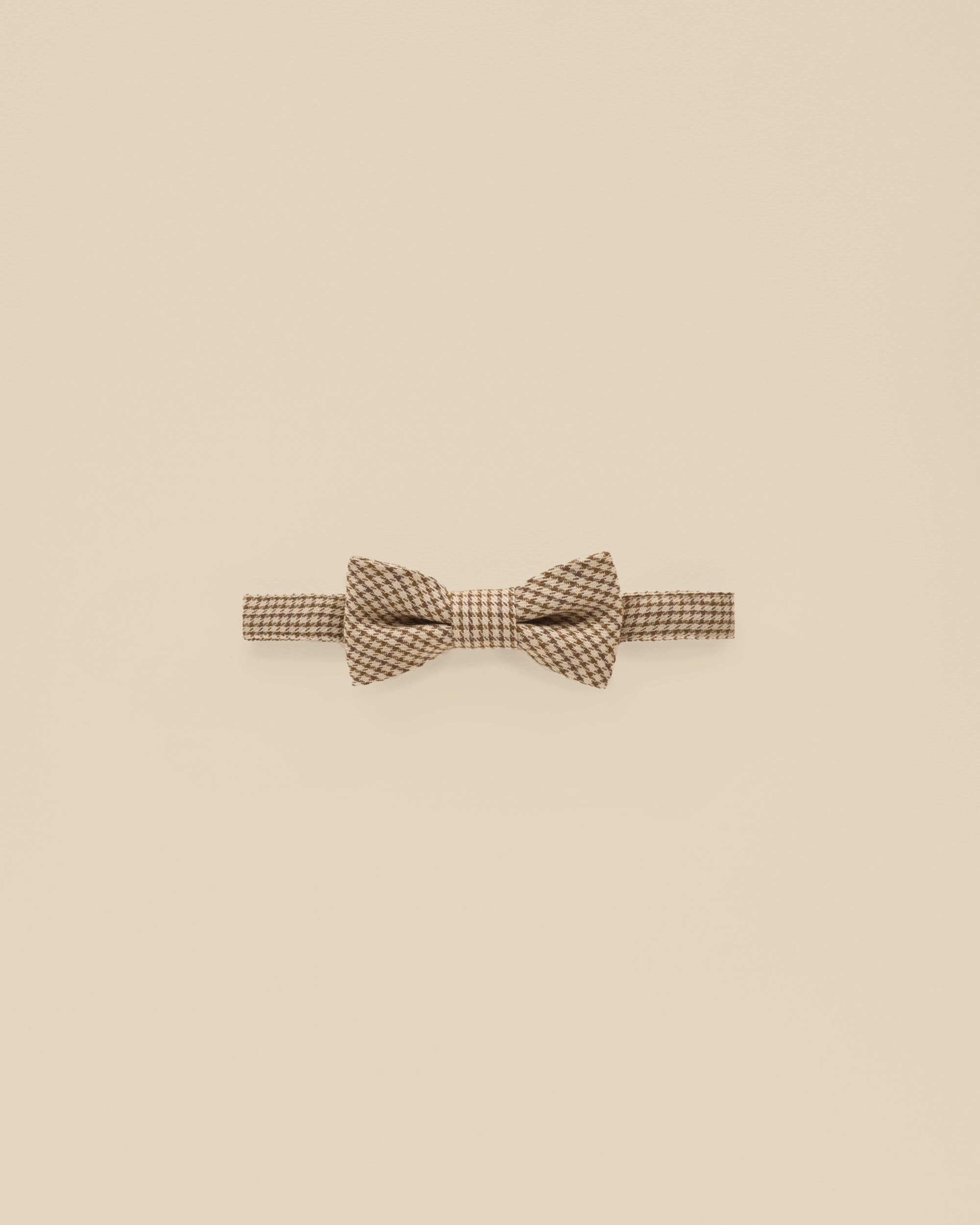 Bow Tie | Golden Houndstooth