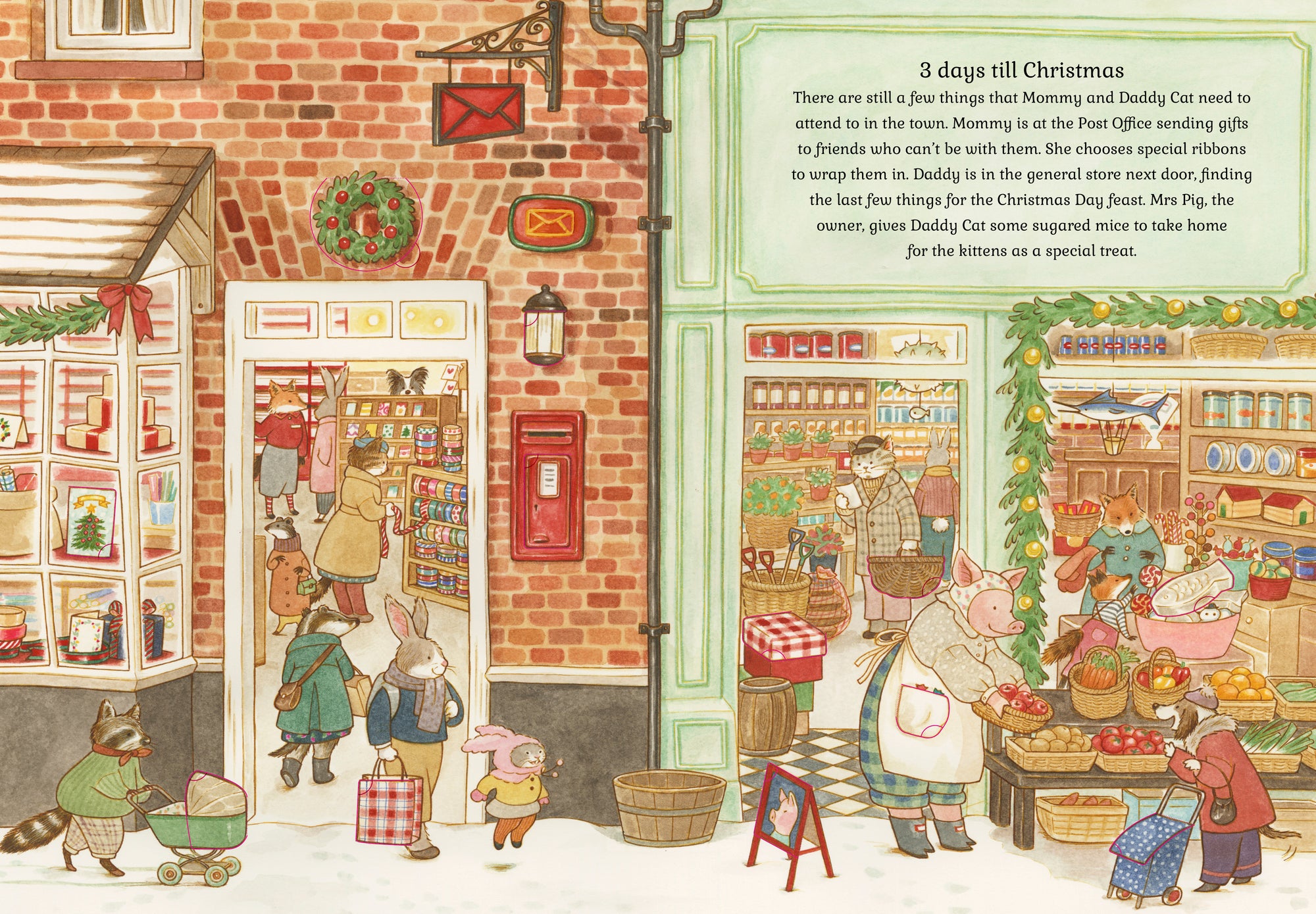 'Cat Family Christmas' A Lift-the-Flap Advent Hardcover Book | by Lucy Brownridge