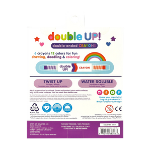 Double Up! Double-Ended Crayons | Set of 6