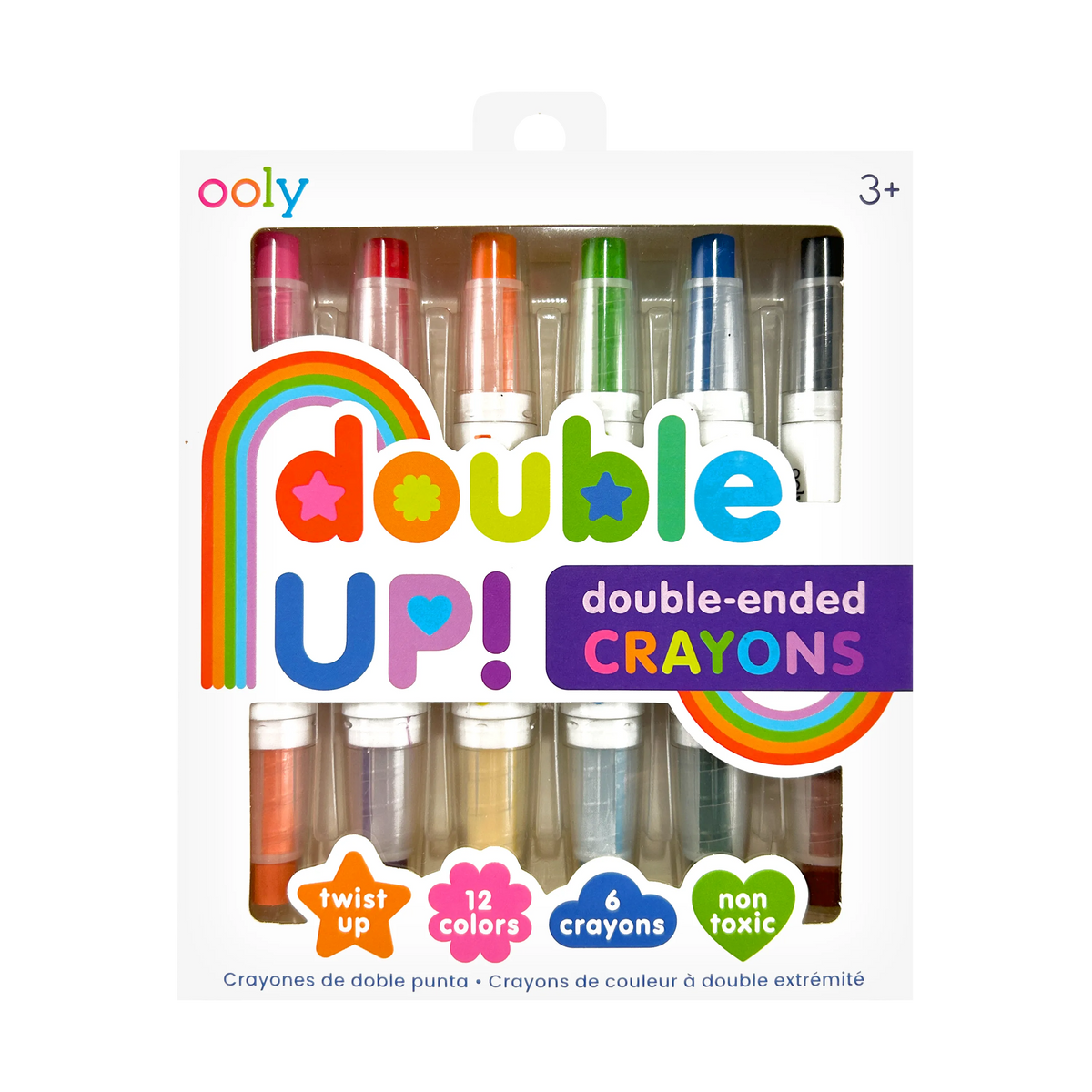 Double Up! Double-Ended Crayons | Set of 6