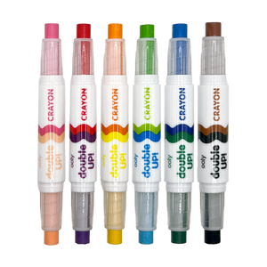 Double Up! Double-Ended Crayons | Set of 6