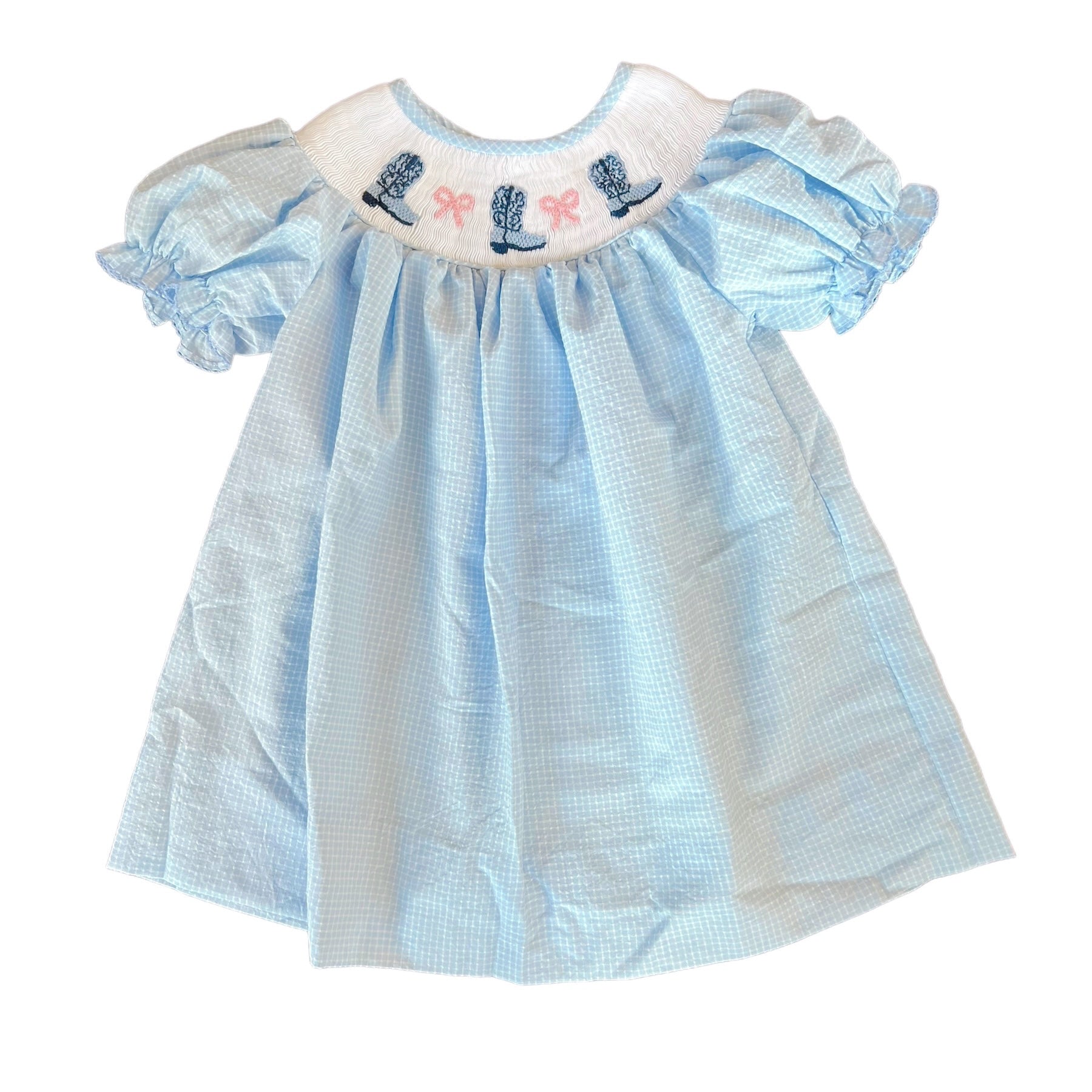 Boogie Boot Smocked Dress