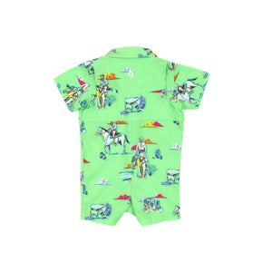Cattle Drive Pearl Snap Romper