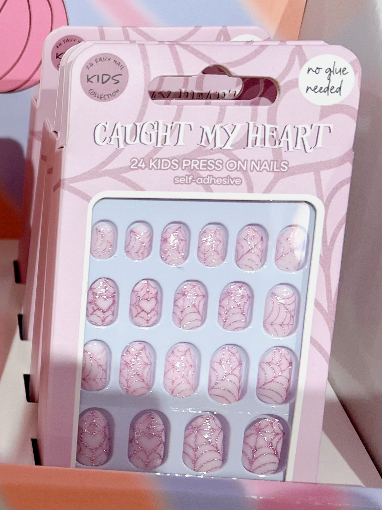 Caught My Heart | Press on Nails for Kids