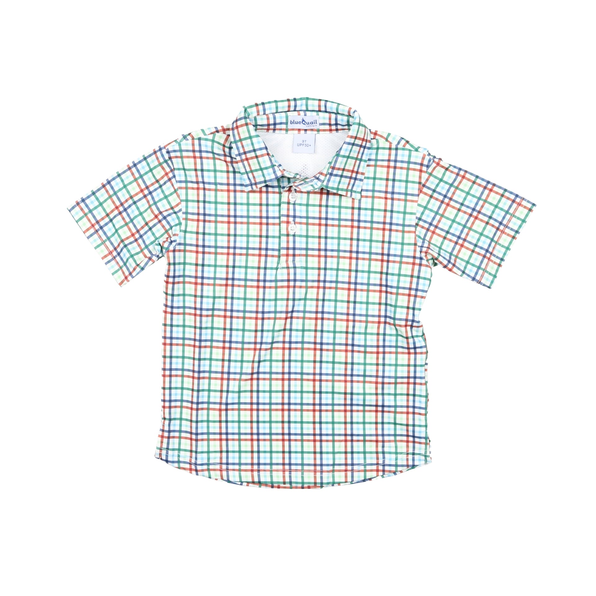 Fall '24 Plaid Polo Short Sleeve Shirt