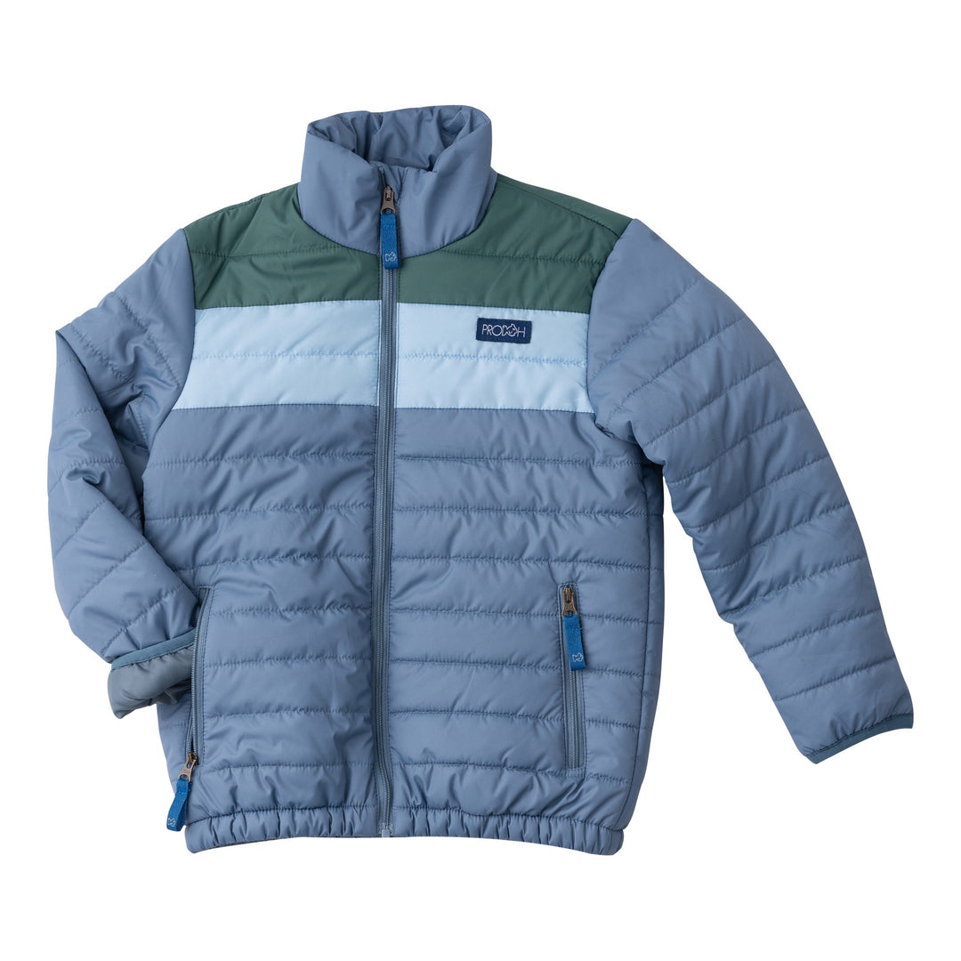 Puffer Jacket | Bluefin Blue Colorblock