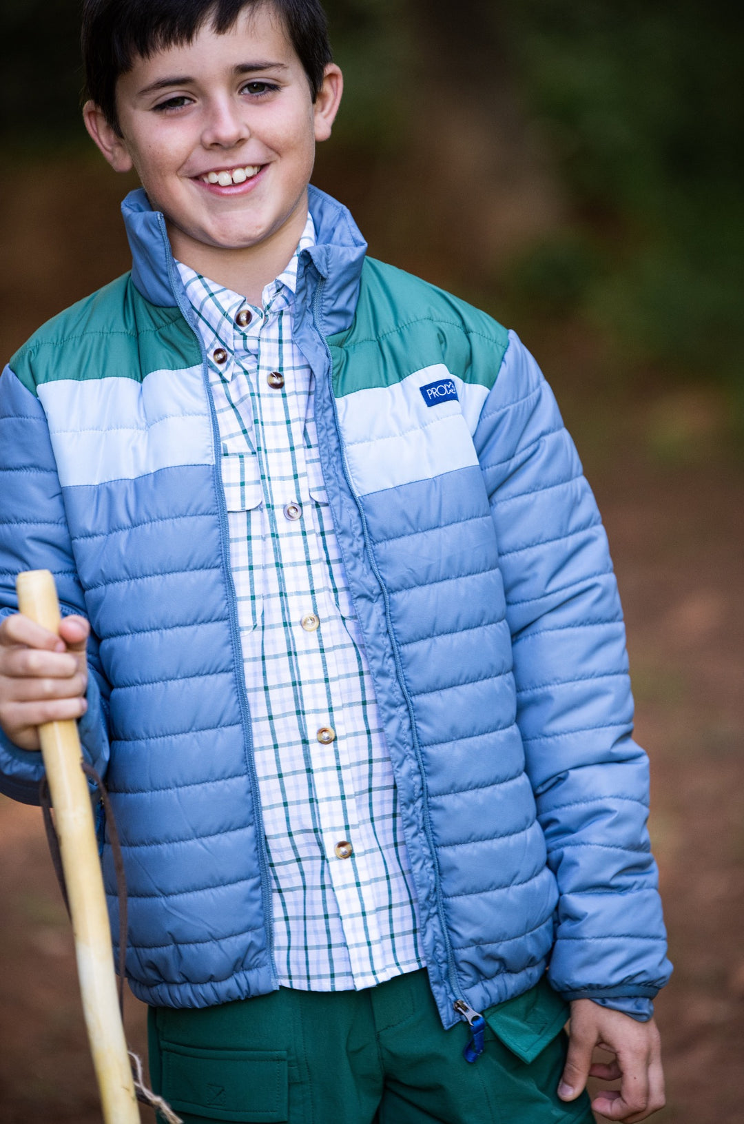 Puffer Jacket | Bluefin Blue Colorblock