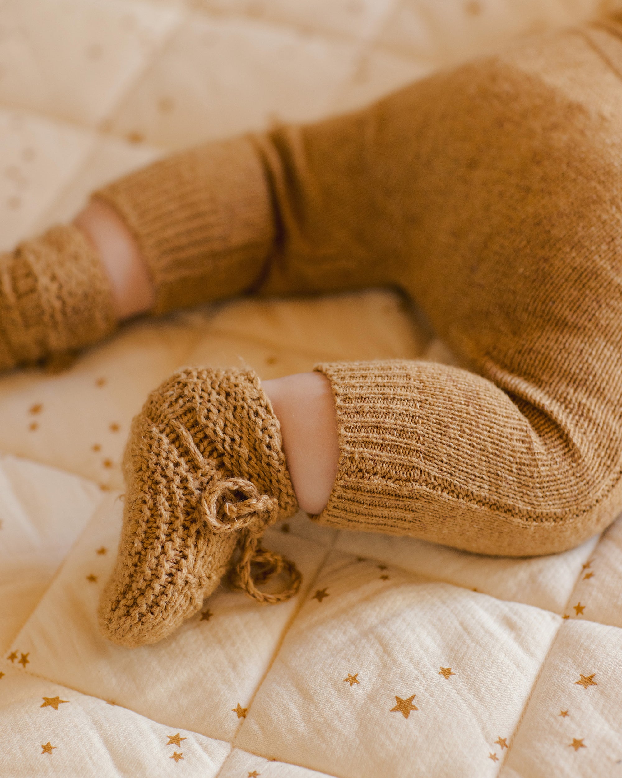 Knit Pant | Speckled Golden