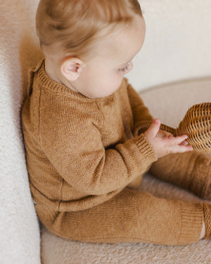 Knit Sweater | Speckled Golden