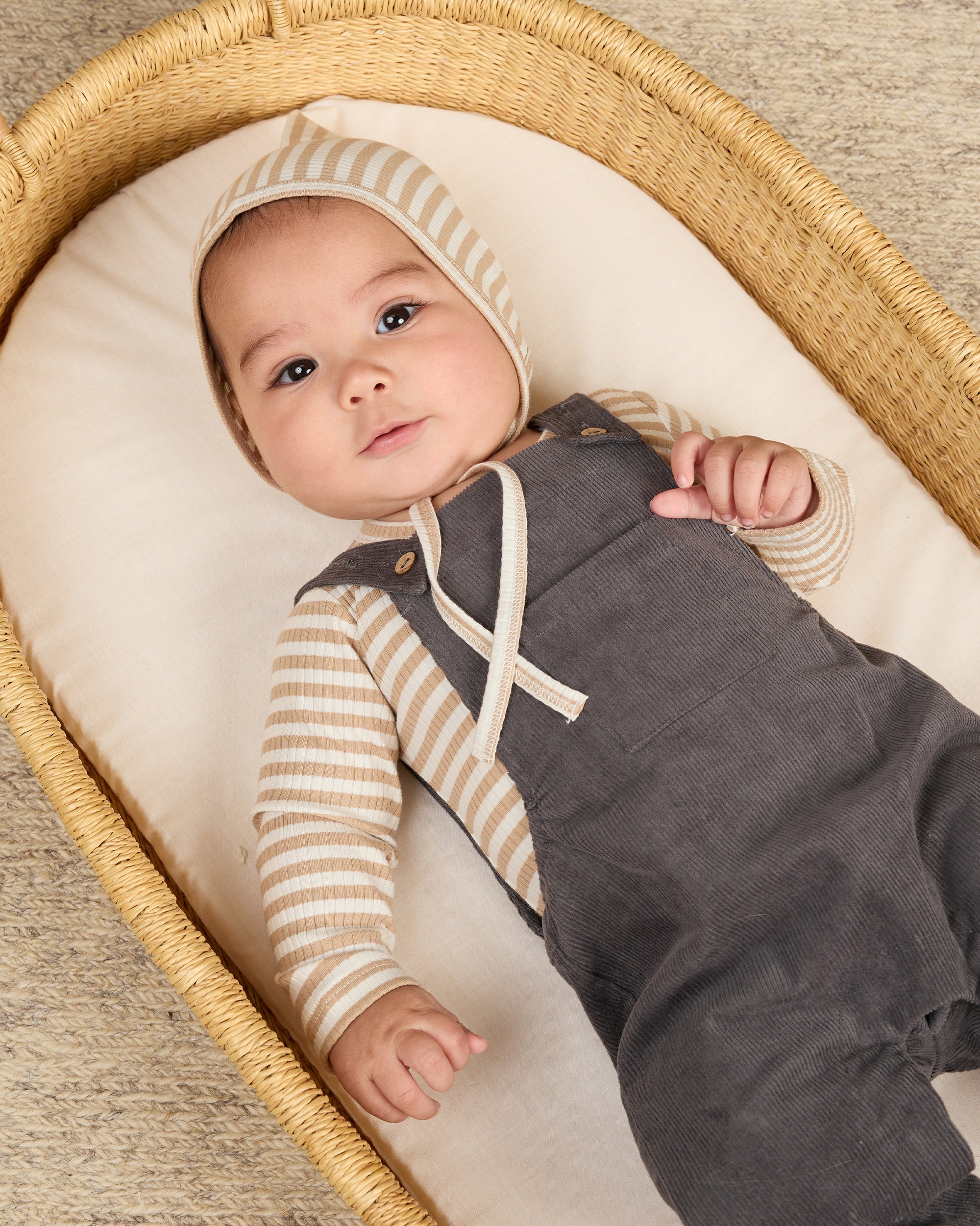 Corduroy Baby Overalls | Indigo