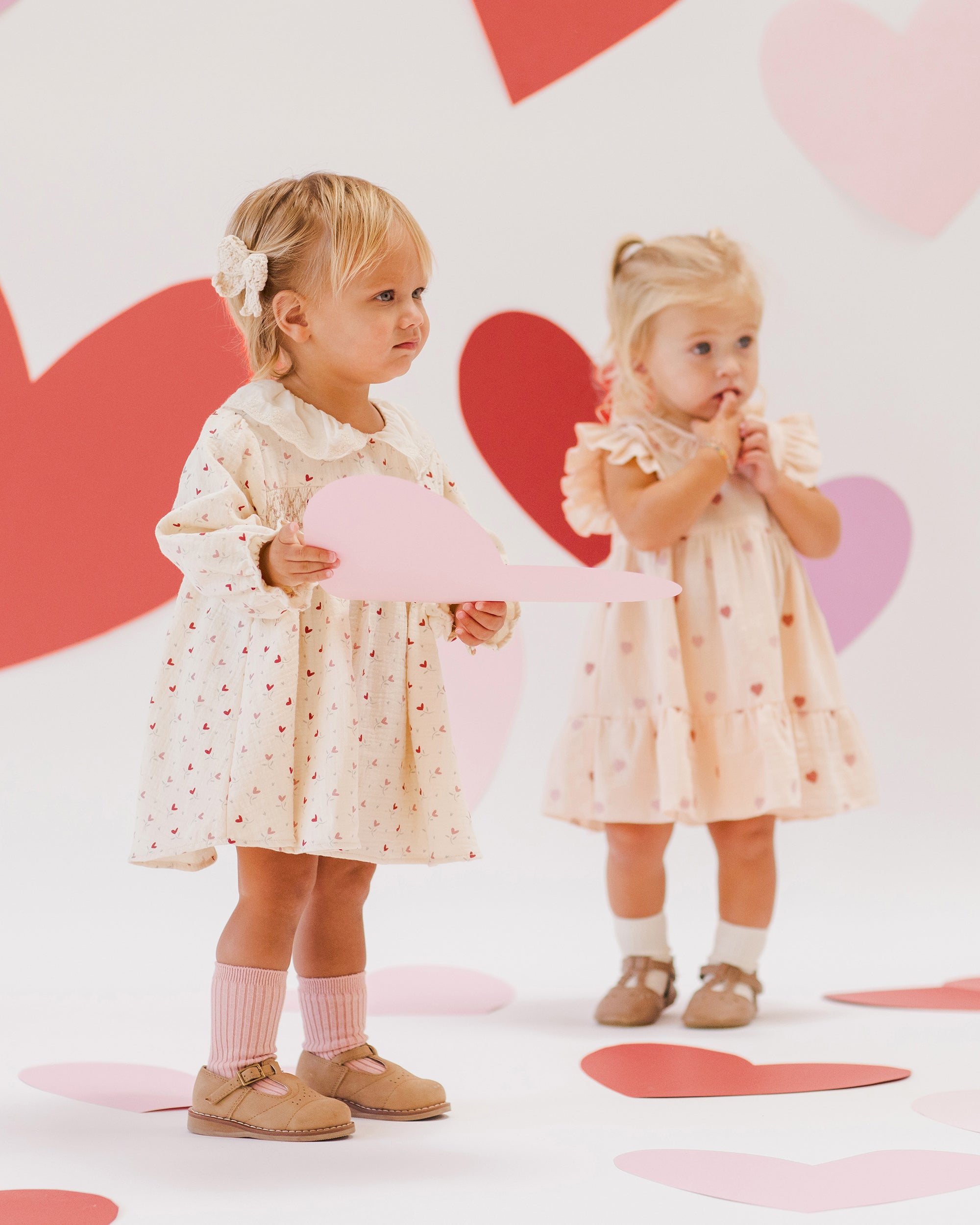 Charlotte Dress | Heart Embroidery