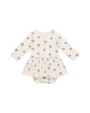 Pointelle Skirted Bodysuit | Autumn Flora