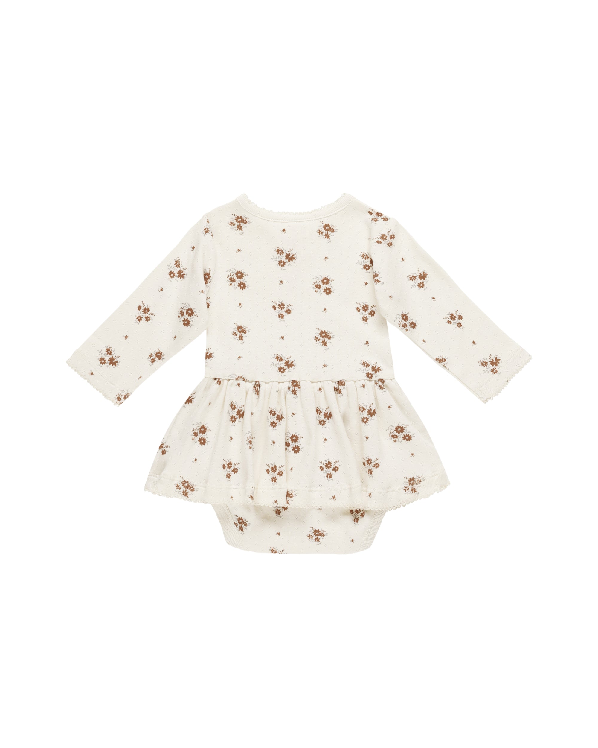 Pointelle Skirted Bodysuit | Autumn Flora