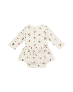 Pointelle Skirted Bodysuit | Autumn Flora