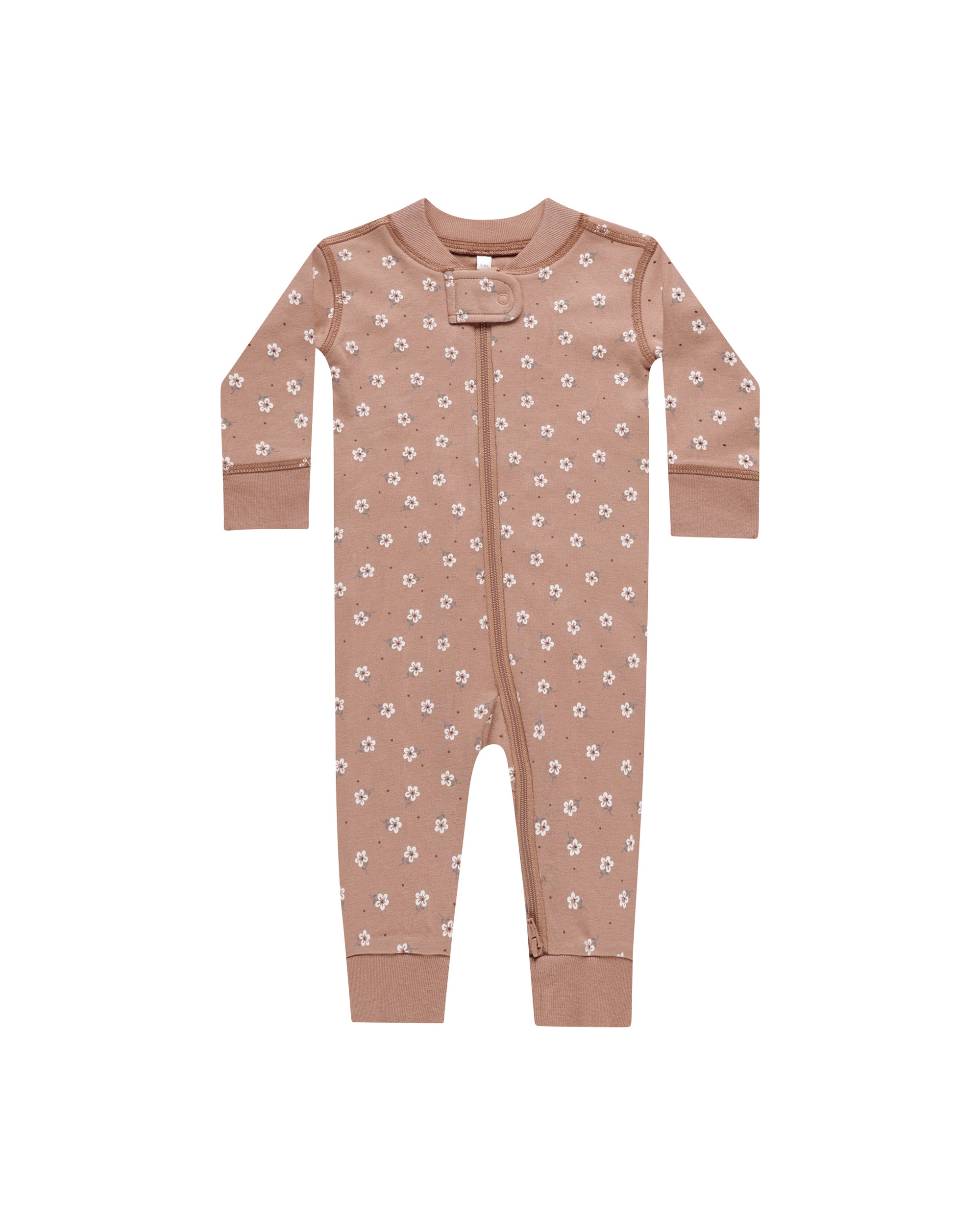 Zip Long Sleeve Sleeper | Rose Ditsy