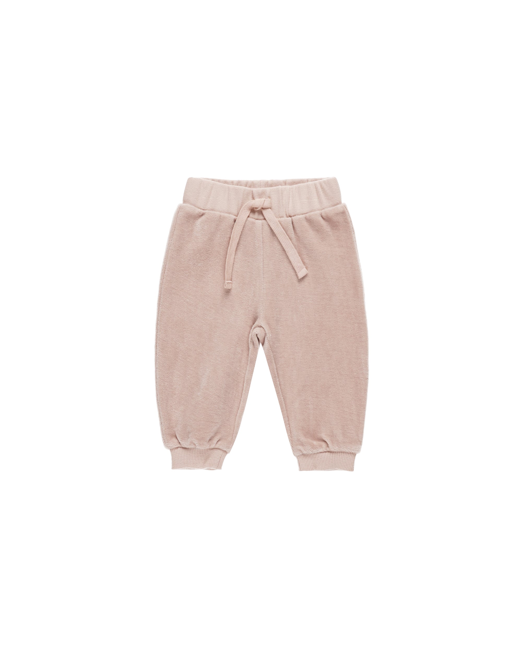 Velour Relaxed Sweatpant | Blush