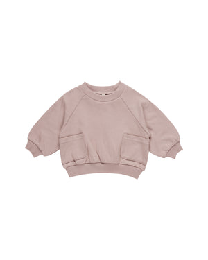 Pocket Sweatshirt | Mauve