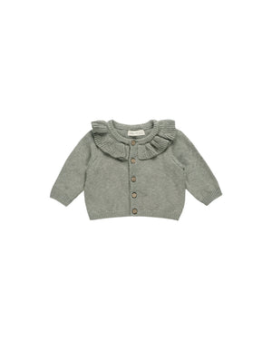 Ruffle Collar Cardigan | Basil