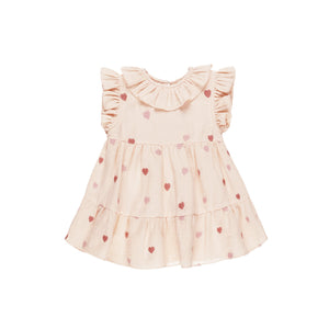 Charlotte Dress | Heart Embroidery