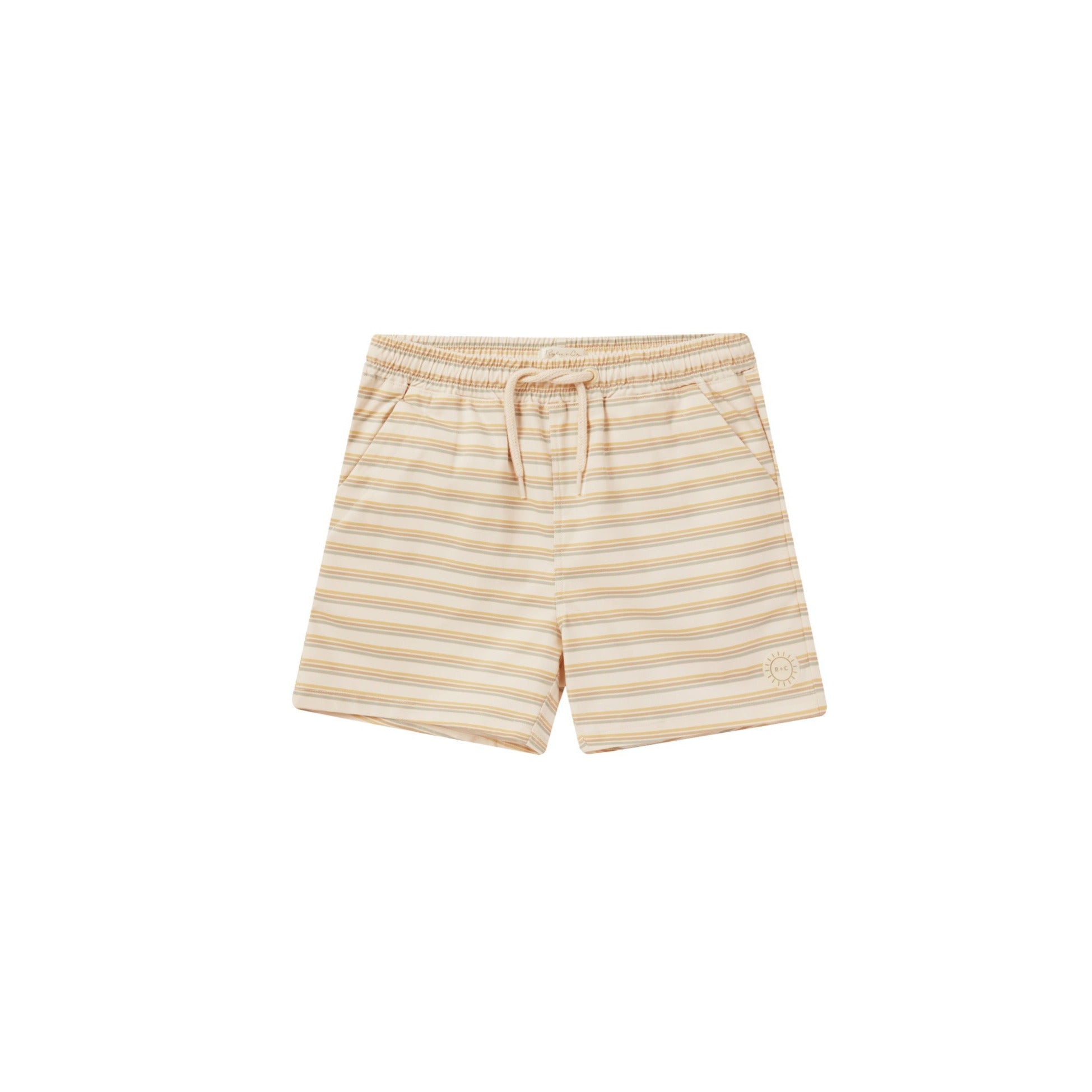 Kids Boys Girls UPF 50+ UV Protection Swimwear Navy White Stripe Shorts –  Jody and Lara