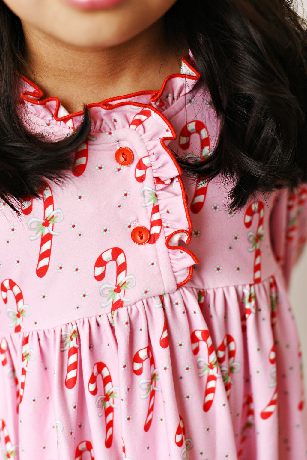 Candy Cane Butterknit Gown