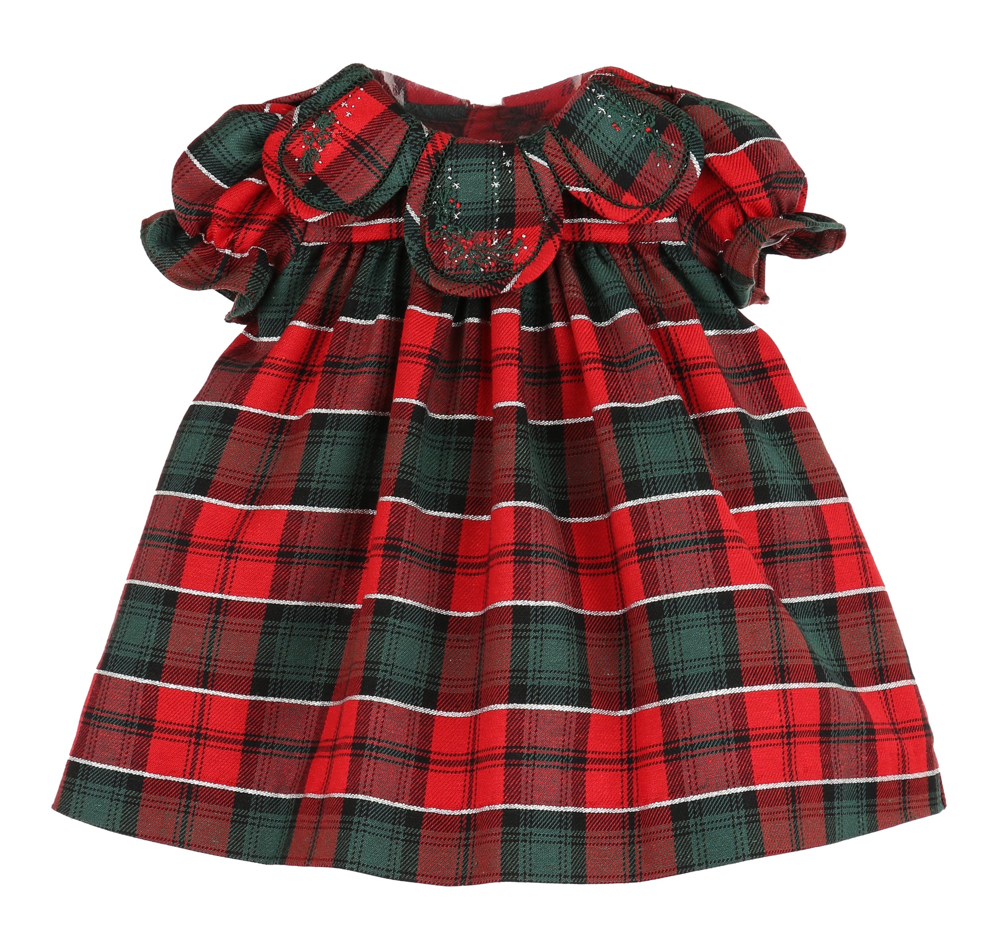 Tartan Tidings Plaid Petal Dress