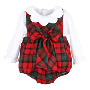 Tartan Tidings Plaid Bow Bubble Set