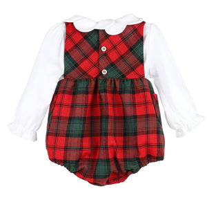 Tartan Tidings Plaid Bow Bubble Set