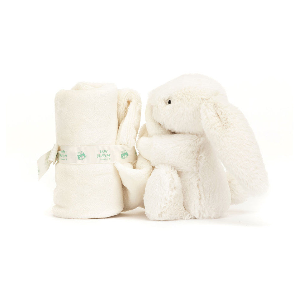 Bashful Cream Bunny Soother | Lovey Blanket