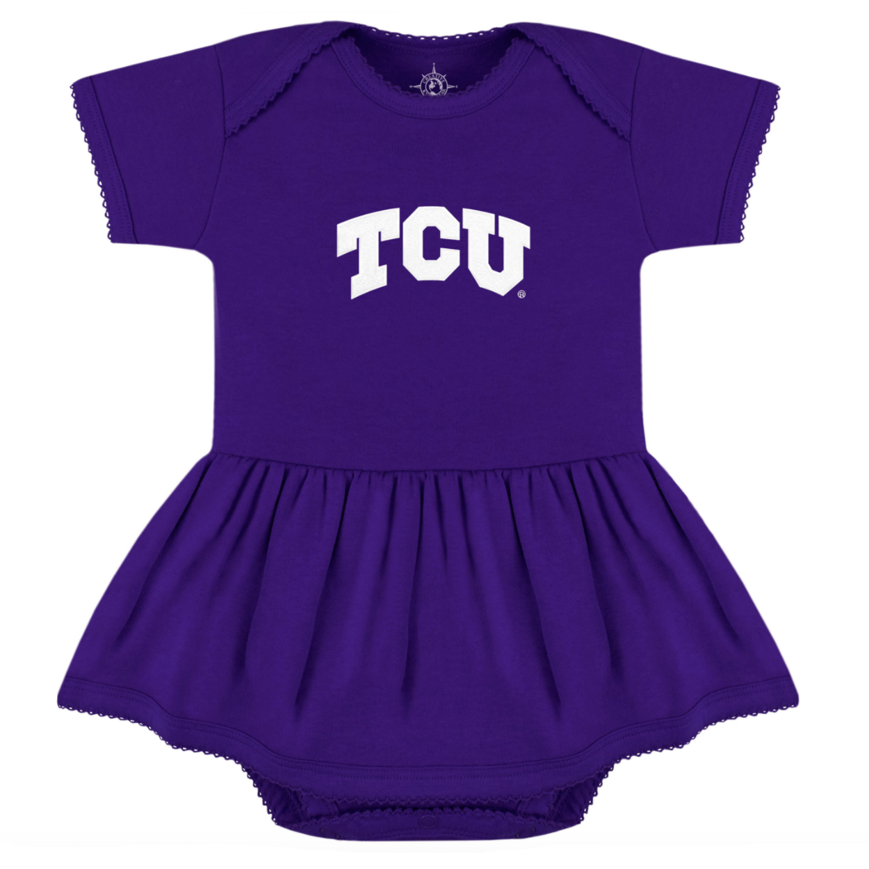 Picot Bodysuit Dress | TCU Purple